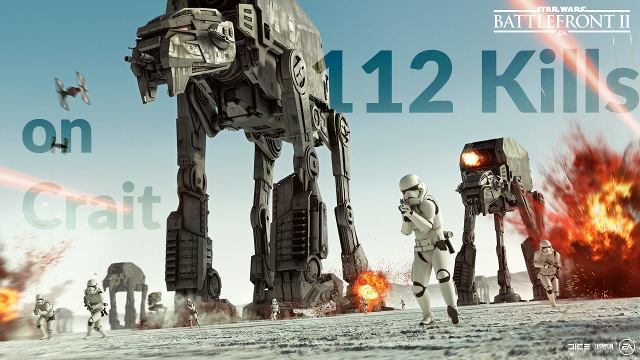 112 Kills on Crait! / Star Wars Battlefront 2 GA