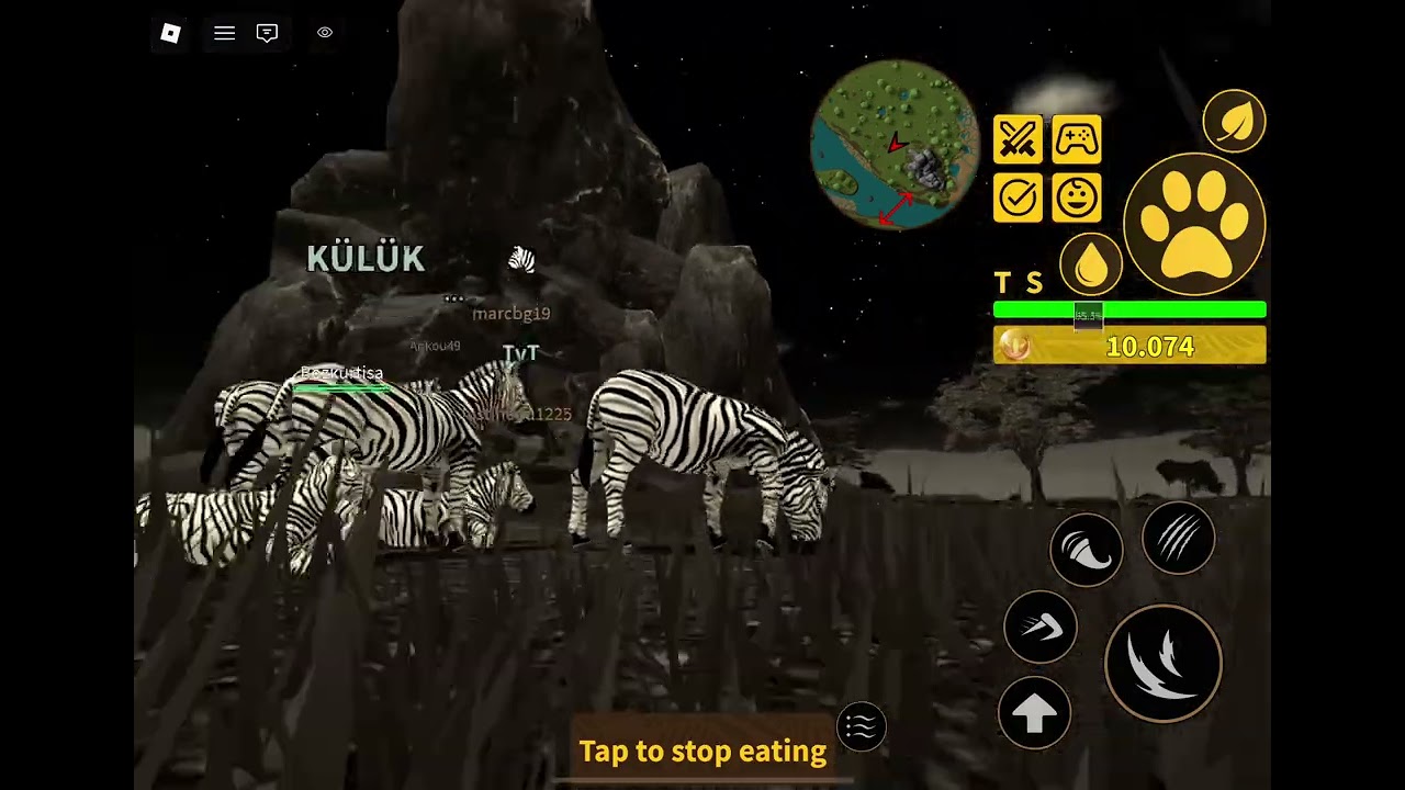 Jugando savannah life (roblox). Nombre del juego en la descripción/comentarios
