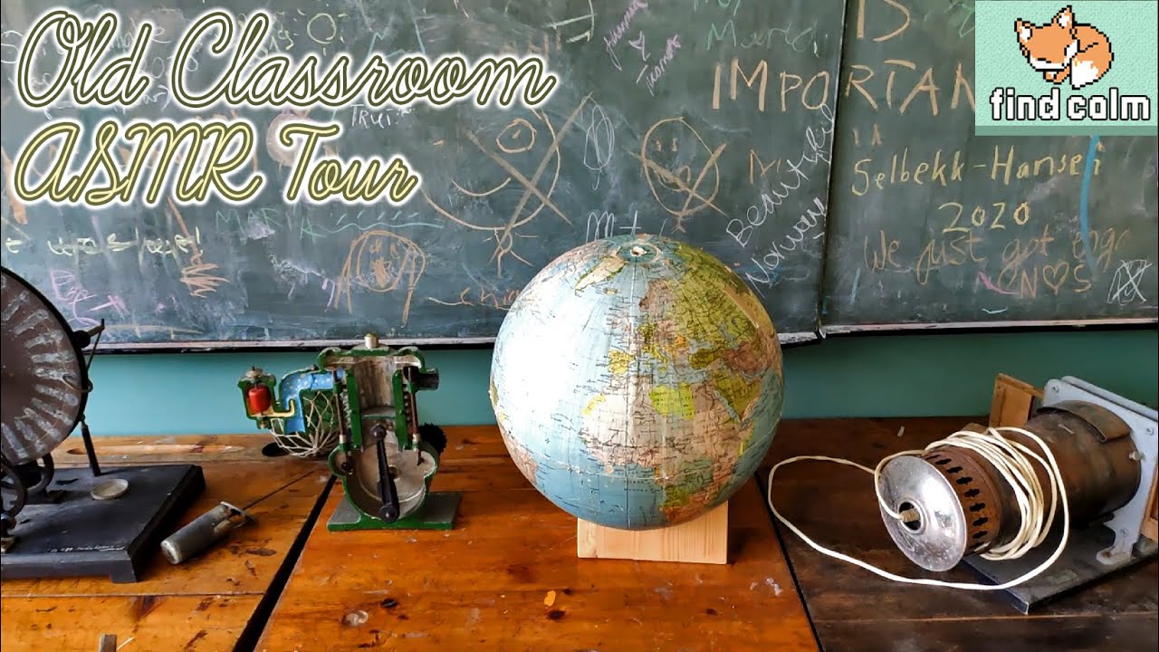 NORWAY (Unintentional) ASMR #4 👨‍🏫 Old Classroom Tour