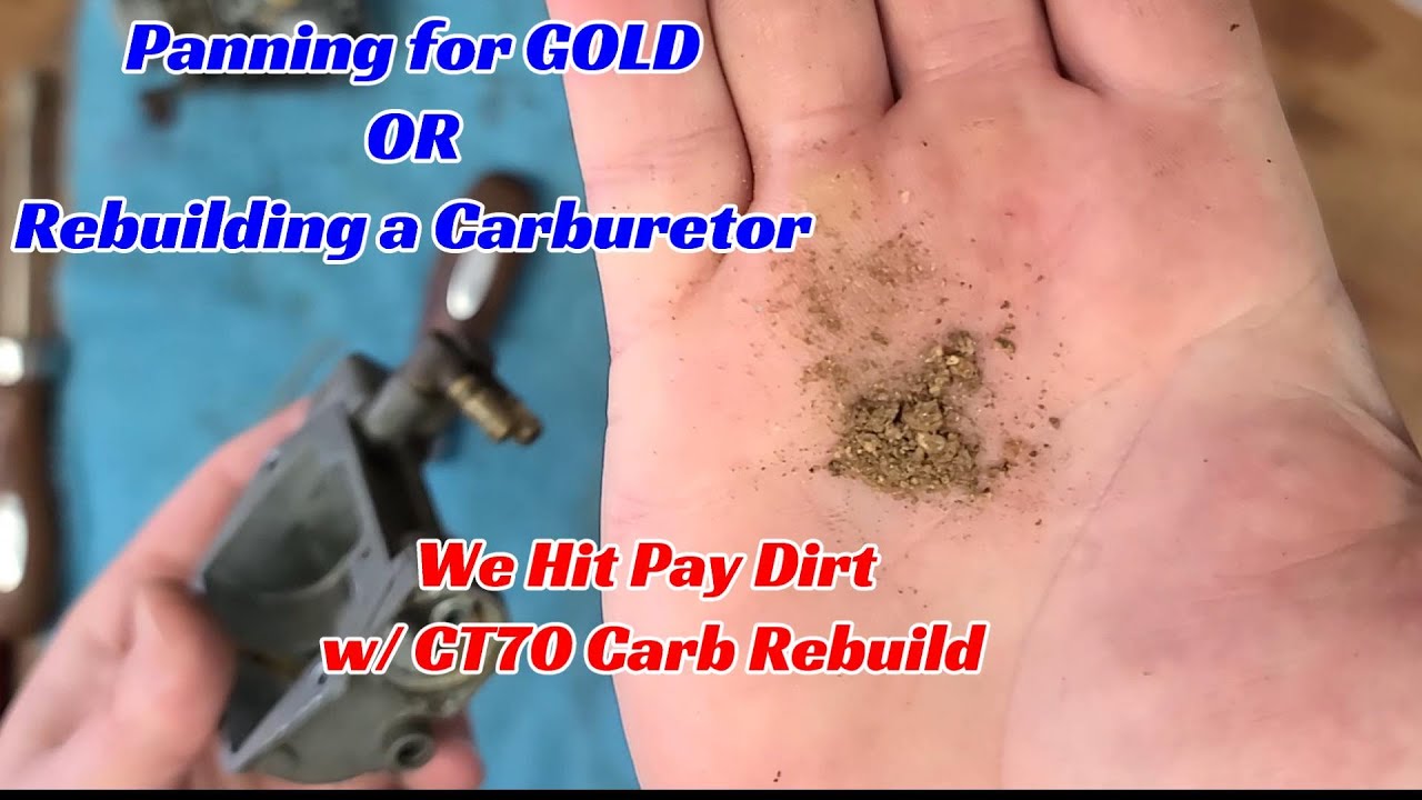 Rebuilding a 1969 Honda CT70 Carburetor