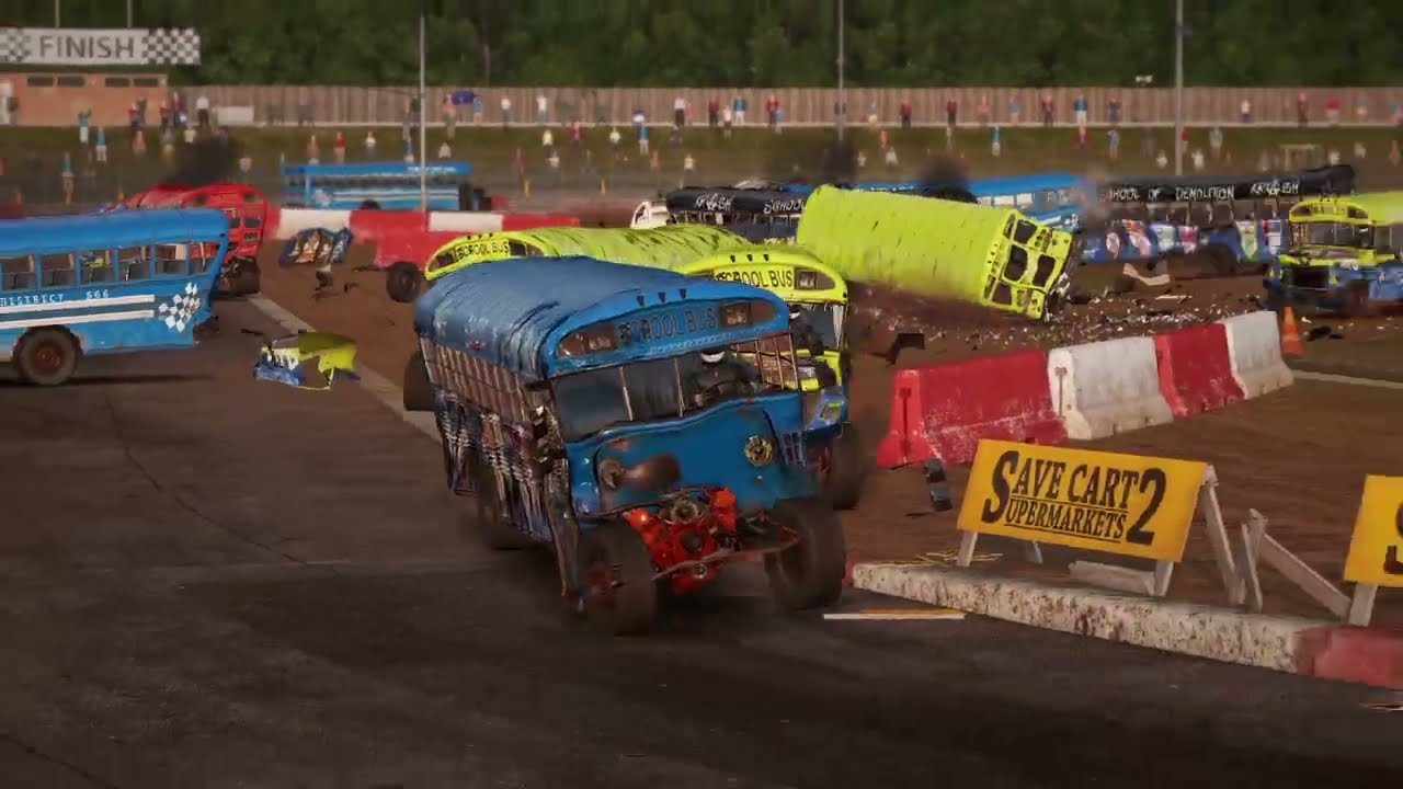 A 10 lap figure 8 race