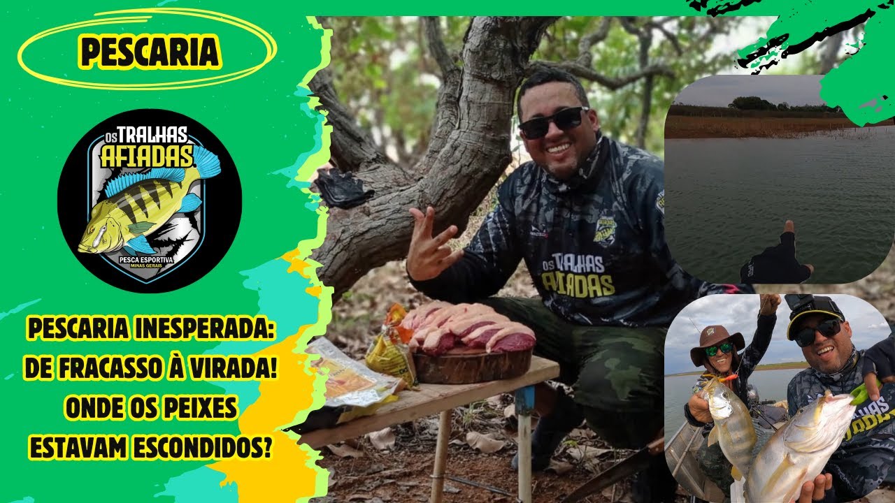 PESCARIA INESPERADA: DE FRACASSO &Agrave; VIRADA! ONDE OS PEIXES ESTAVAM ESCONDIDOS?