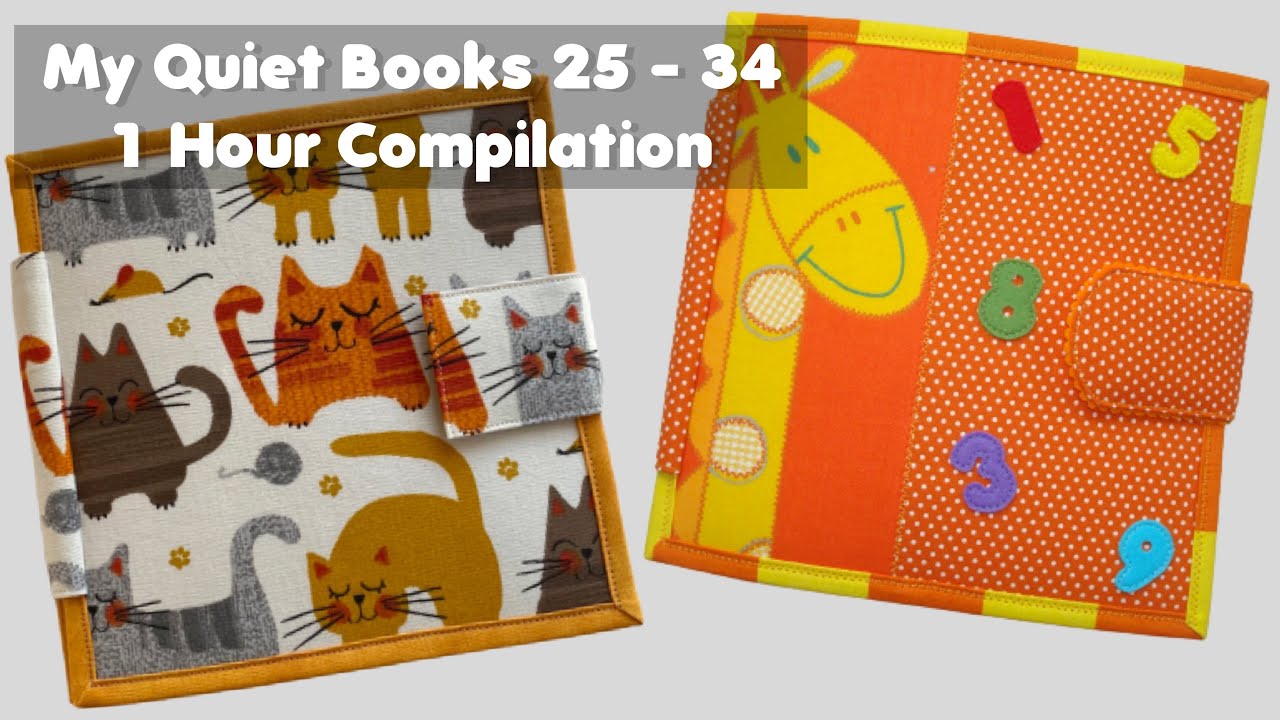 1 Hour Compilation | My Quiet Books 25 - 34