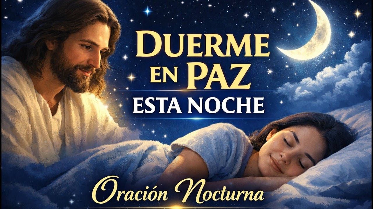 ORACION NOCTURNA PARA DORMIR EN PAZ 🌙 Descansa en la Presencia de Dios
