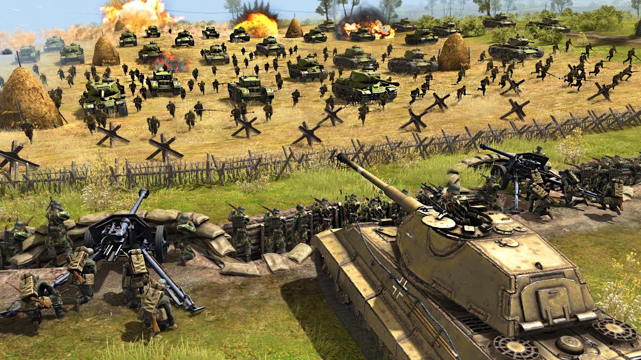 5,000 Russian Army CHARGE into German Trench LAST STAND! - Gates of Hell: World War 2 mod