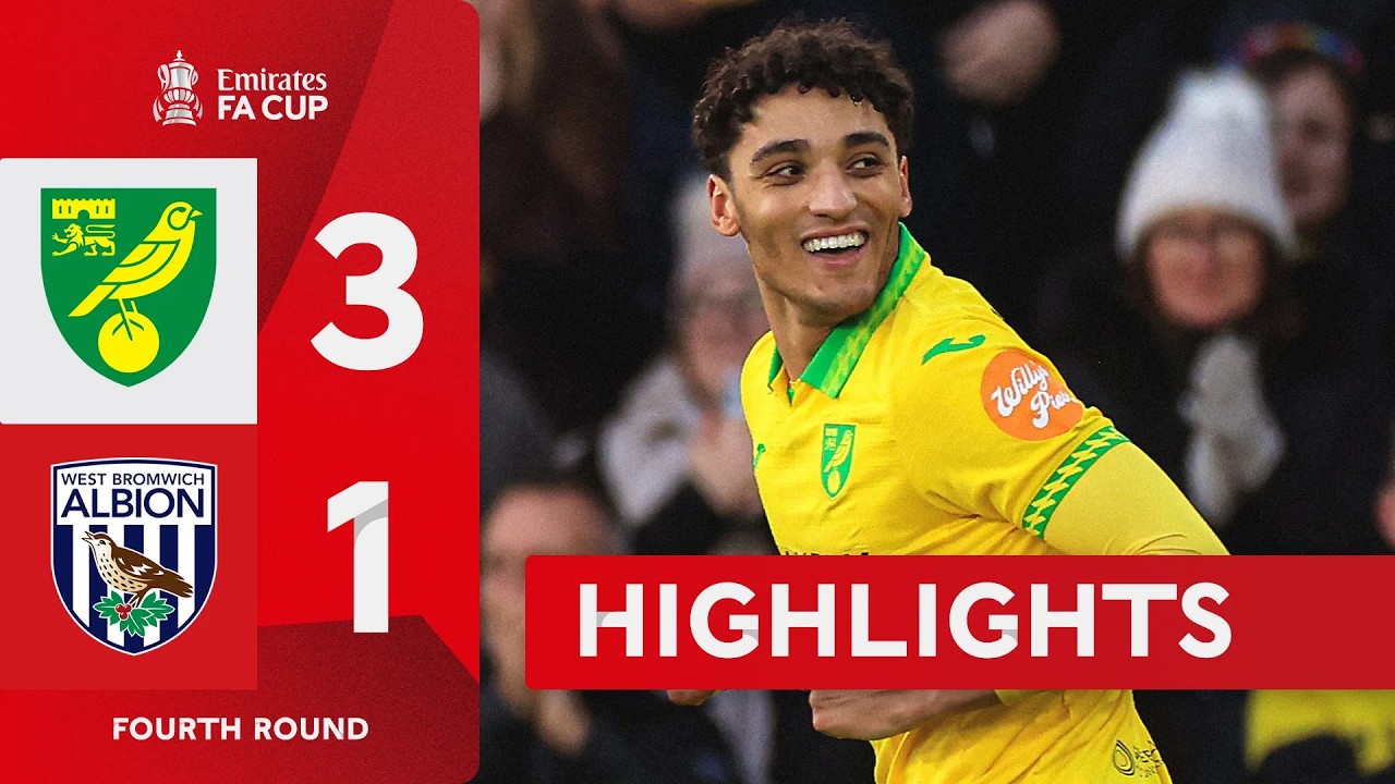 Super-subs earn Canaries win! | Norwich City (3-1) West Bromwich Albion | Emirates FA Cup 2025-26
