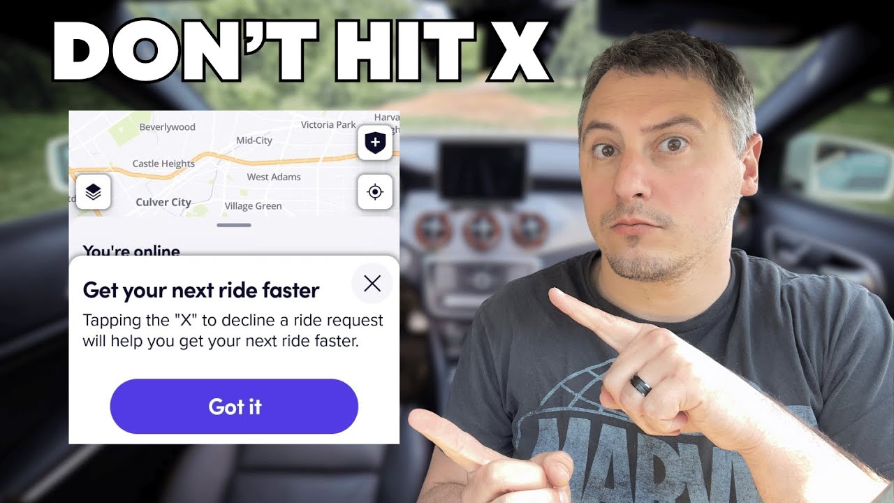 Lyft рекомендует нажимать кнопку «X» для более быстрой поездки (вот почему этого делать НЕ следует).