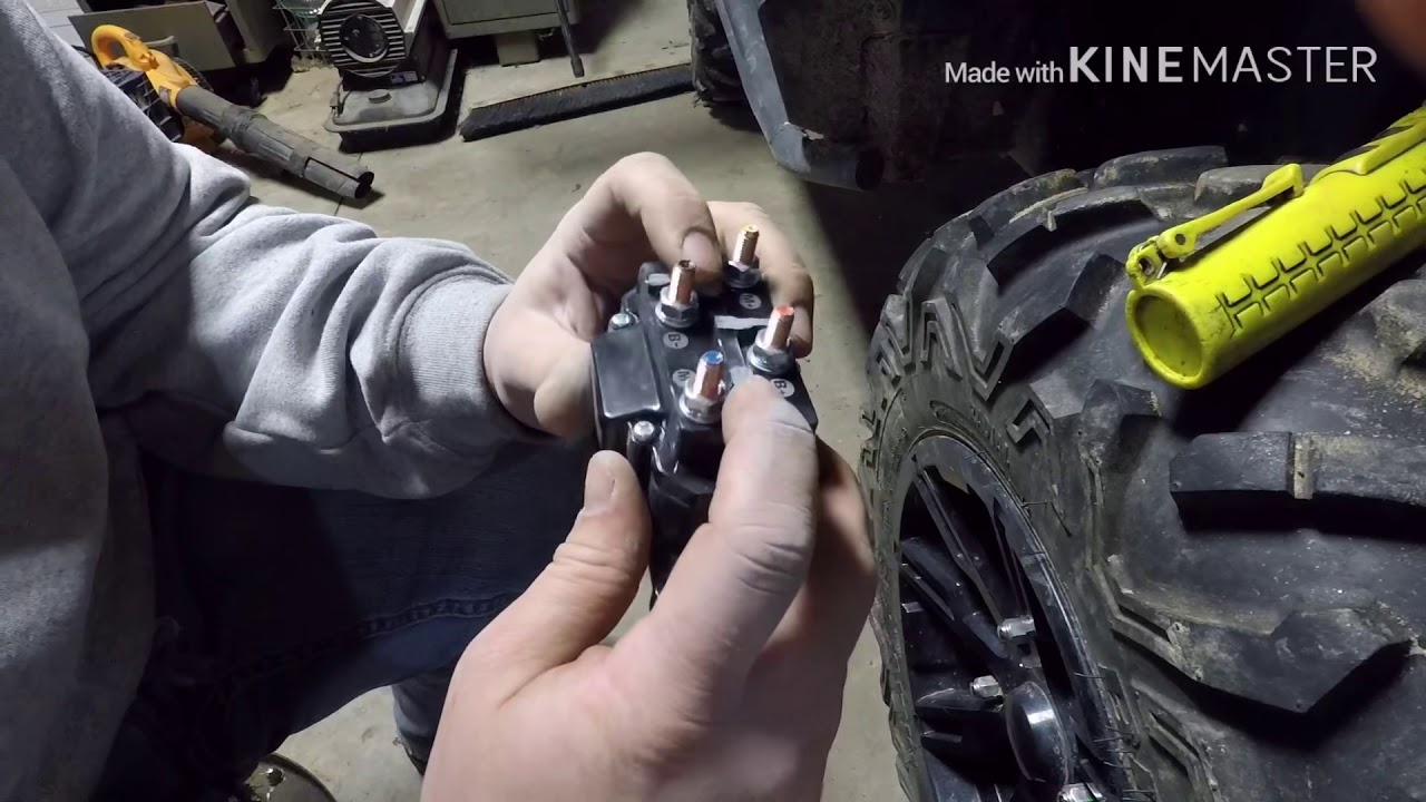 Wiring and installing a winch contactor solenoid for a Warn winch