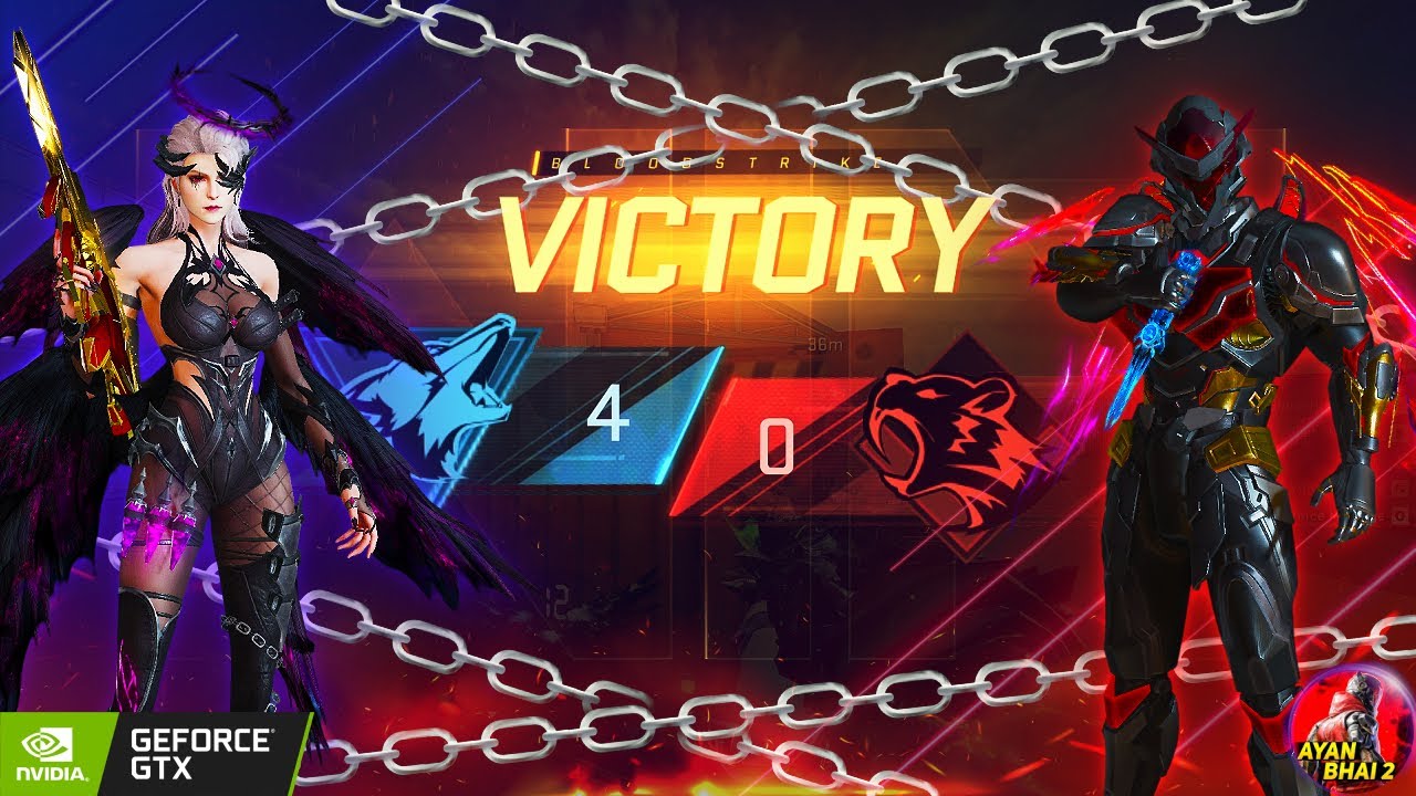 Blood Strike - Squad fight 1vs4 Crazy Challenge with Easy Match | GTX 1650