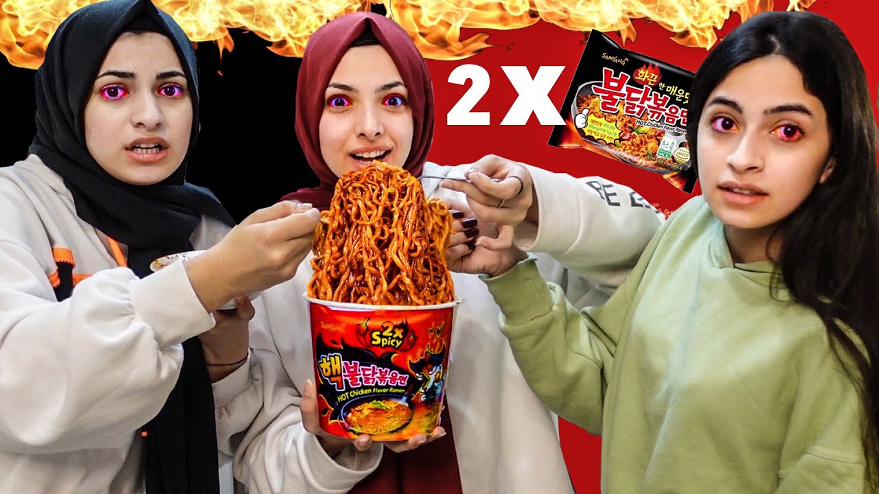 فتحنا محل اندومي كوري حار في بيتنا | الطعم دماااار، فضحنا سر الخلطة الكورية