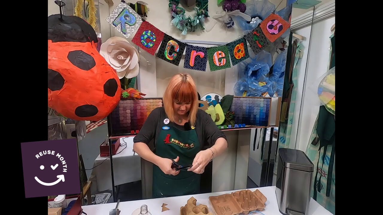 Reuse Month Tutorial - Recreate, Creepy Reuse Creations