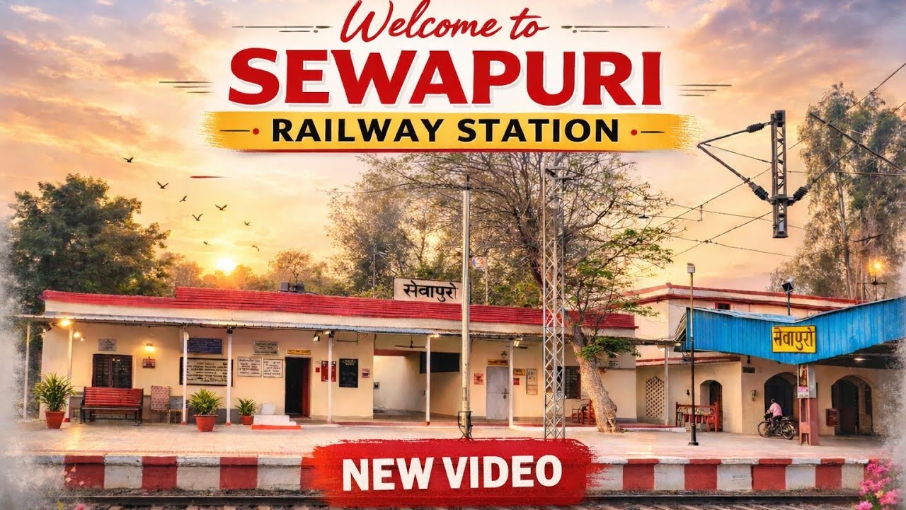 Sewapuri railway station || सेवापुरी रेलवे स्टेशन #railway #travel #video #miniworld11