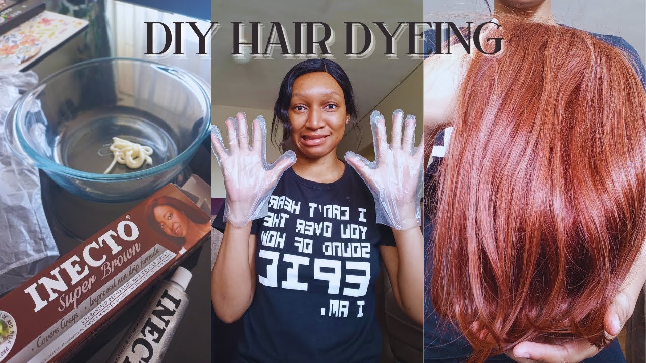 DIY beauty vlog | dye this wig with me | inecto hair dye