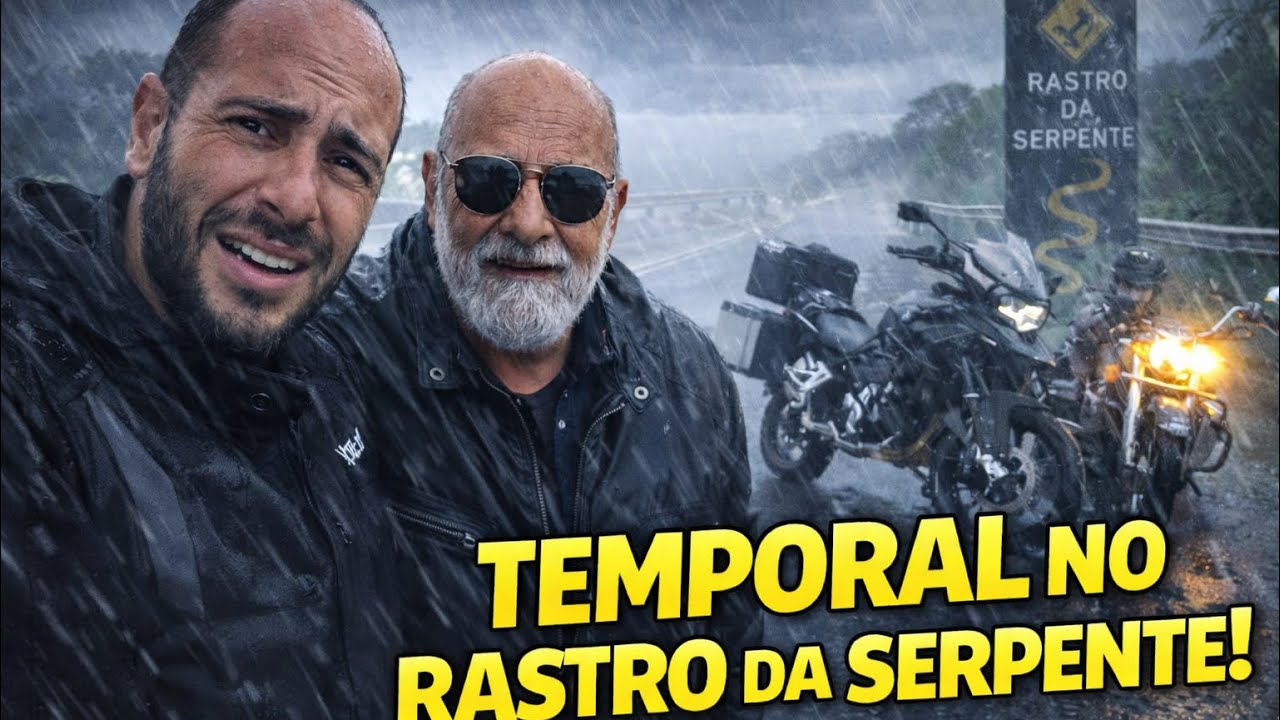375 | Rastro da Serpente de Moto (Chuva Forte e Vento no final)