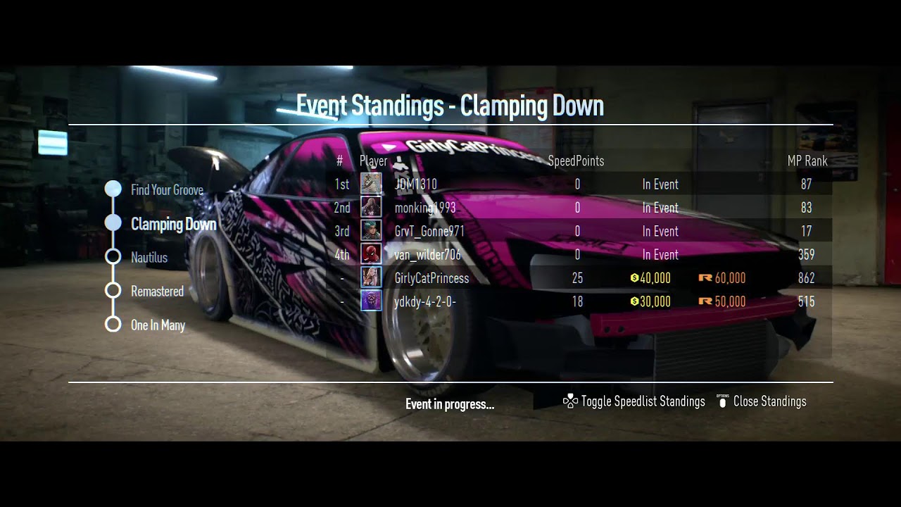 Need for Speed Rank lvl 1000 hunt