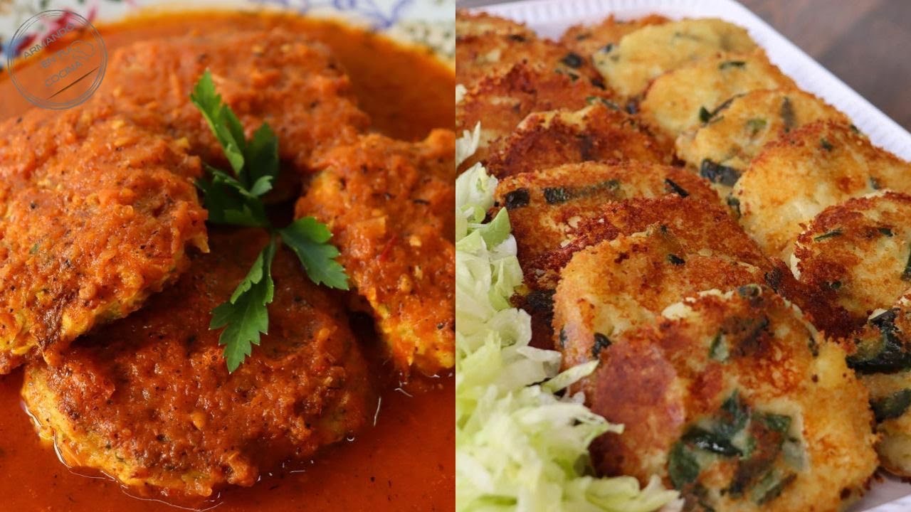 Que Comemos Hoy ? Tortitas de pollo o  Tortitas De Papa Y poblano