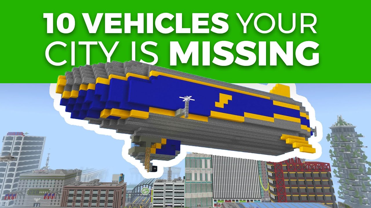 10 Vehicles Your Minecraft City is Missing