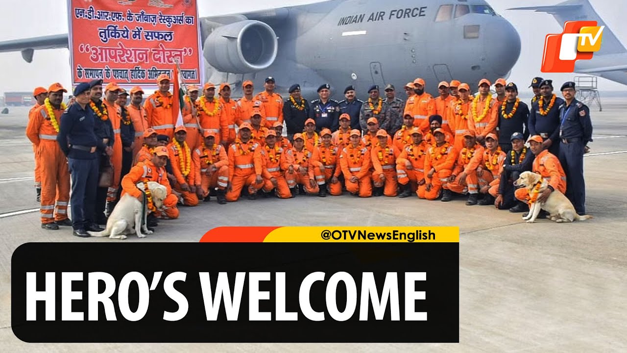 NDRF Team Returns To India After Rescue Op In Quake-Hit Turkey | OTV News English