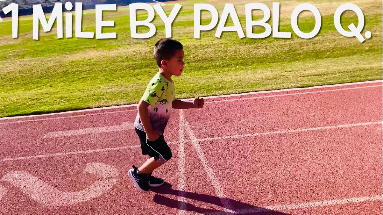 3 year Old Running 1 mile