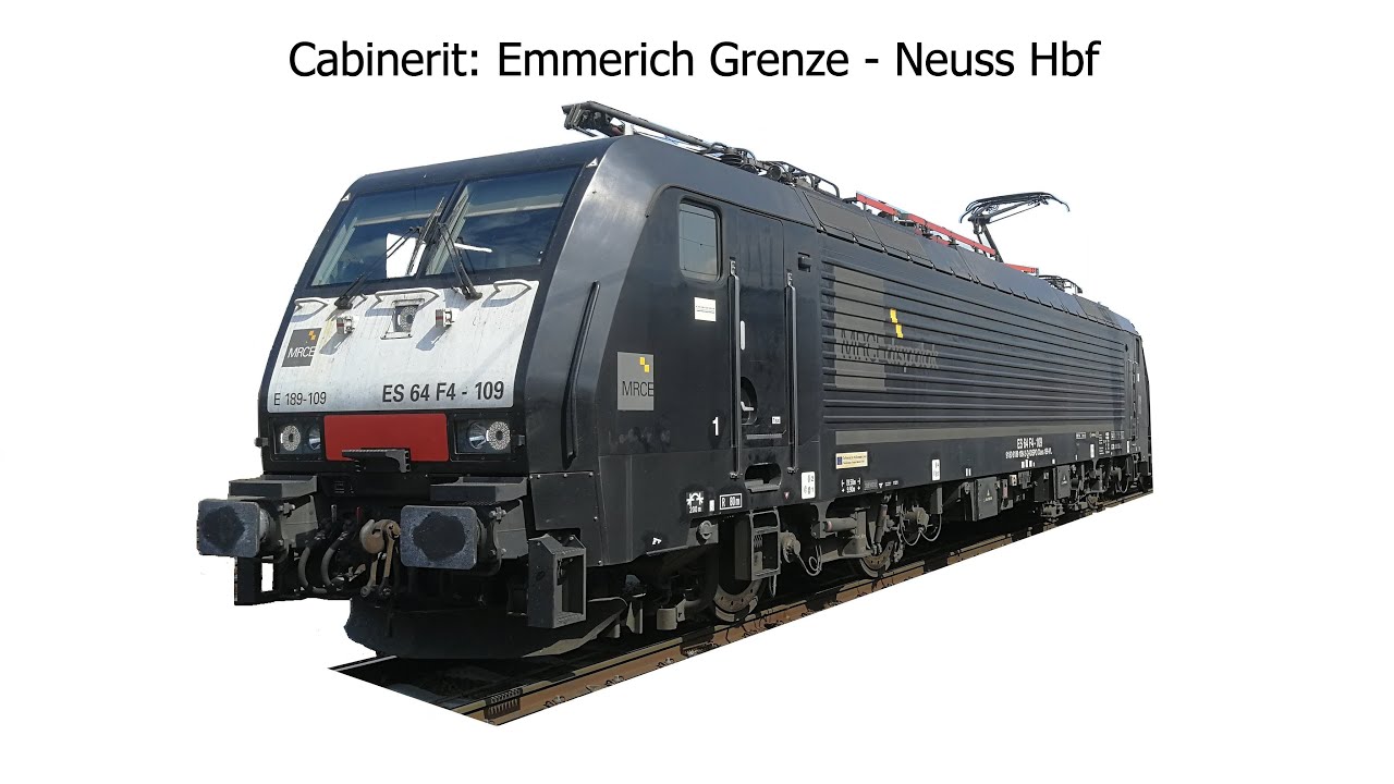 Cab ride train; Emmerich Grenze-Neuss Hbf (20210731)