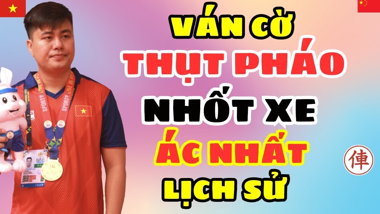 🔴CỜ TƯỚNG | LẠI LÝ HUYNH thụt pháo nhốt xe ác nhất lịch sử đại sư TQ tức điên đòi đập bàn