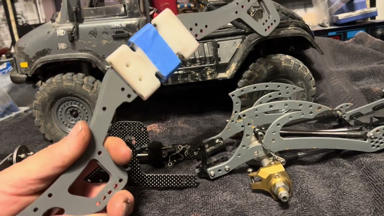 Scx10 getting ready for a new look. 