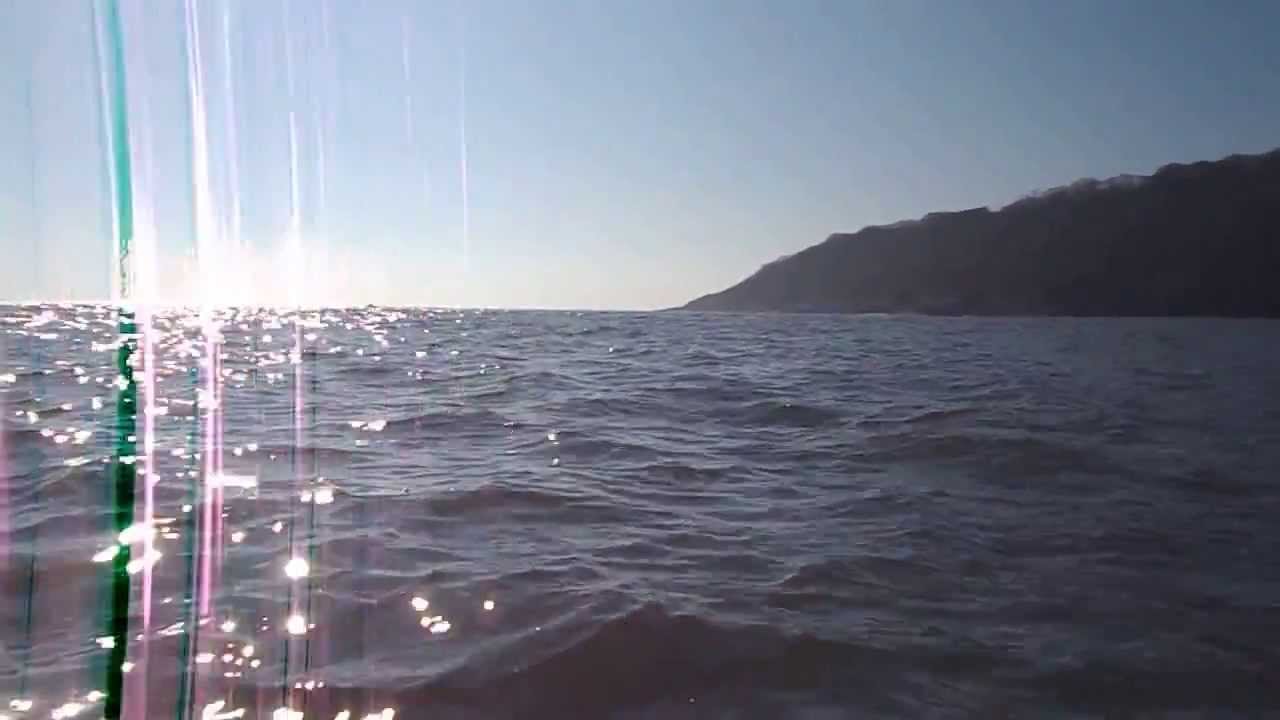 Kayak fishing at oxwich bay