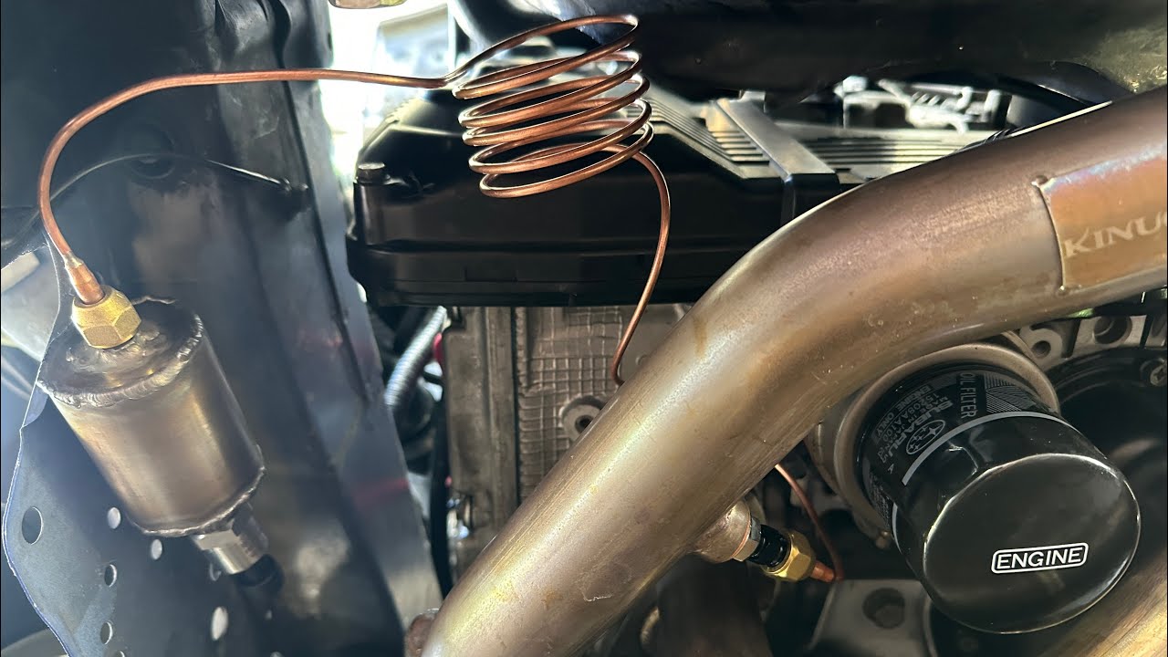 Fitting up my EMAP exhaust backpressure sensor kit I made with parts from #Aliexpress