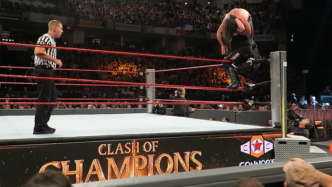 WWE Clash Of Champions 2016 ROW 3 (Indianapolis, IN) | Brandon Hodge Vlog #40