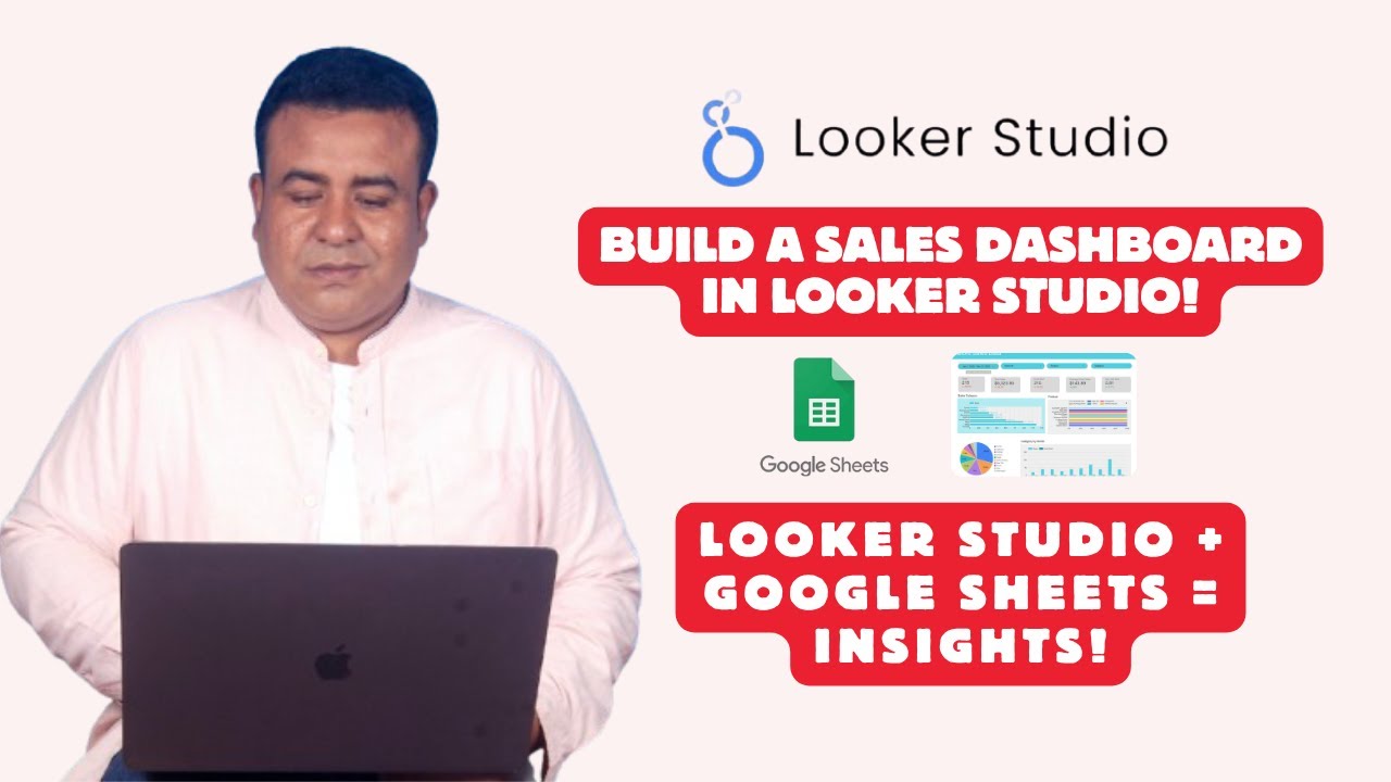 Looker Studio Sales Dashboard Tutorial 2026 | Step-by-Step with Google Sheets