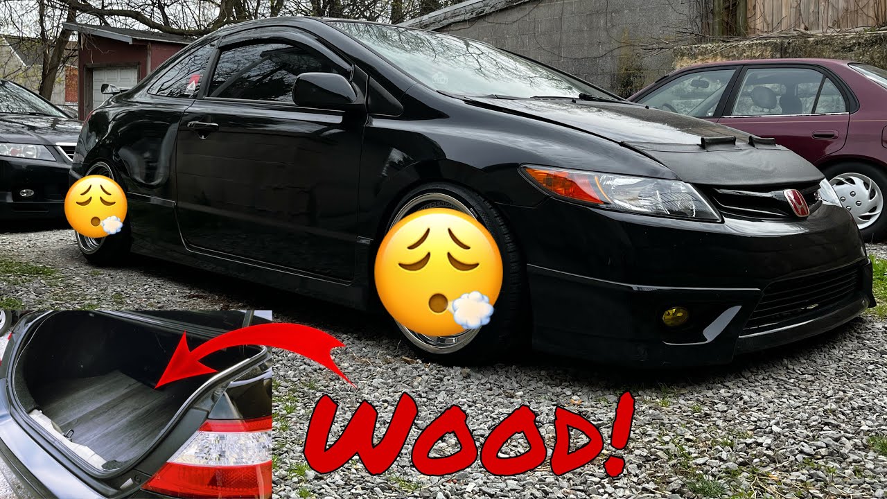 Si gets new wheels + WOOD Trunk! | CARVLOGS #5