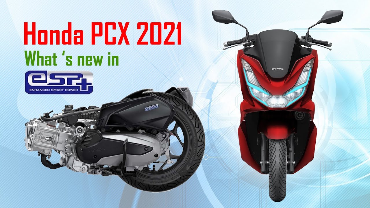 eSP+ Technology On Honda PCX 2021 Engine @scale rc heli