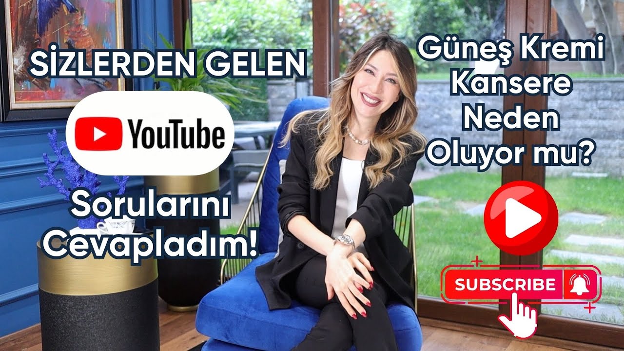 Sizlerden gelen soruları cevapladım | Kansere neden olan güneş kremi ? | Dr. Cansu Şahin