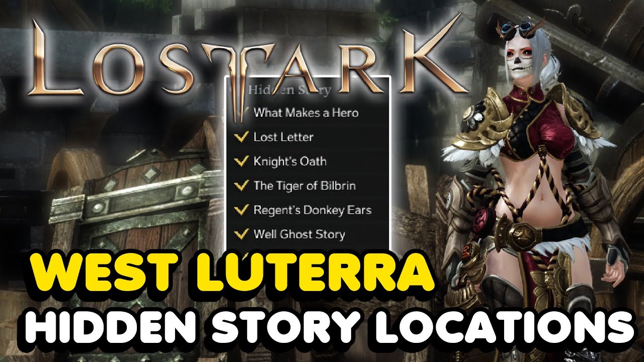 Lost Ark All West Luterra Hidden Story Locations Guide