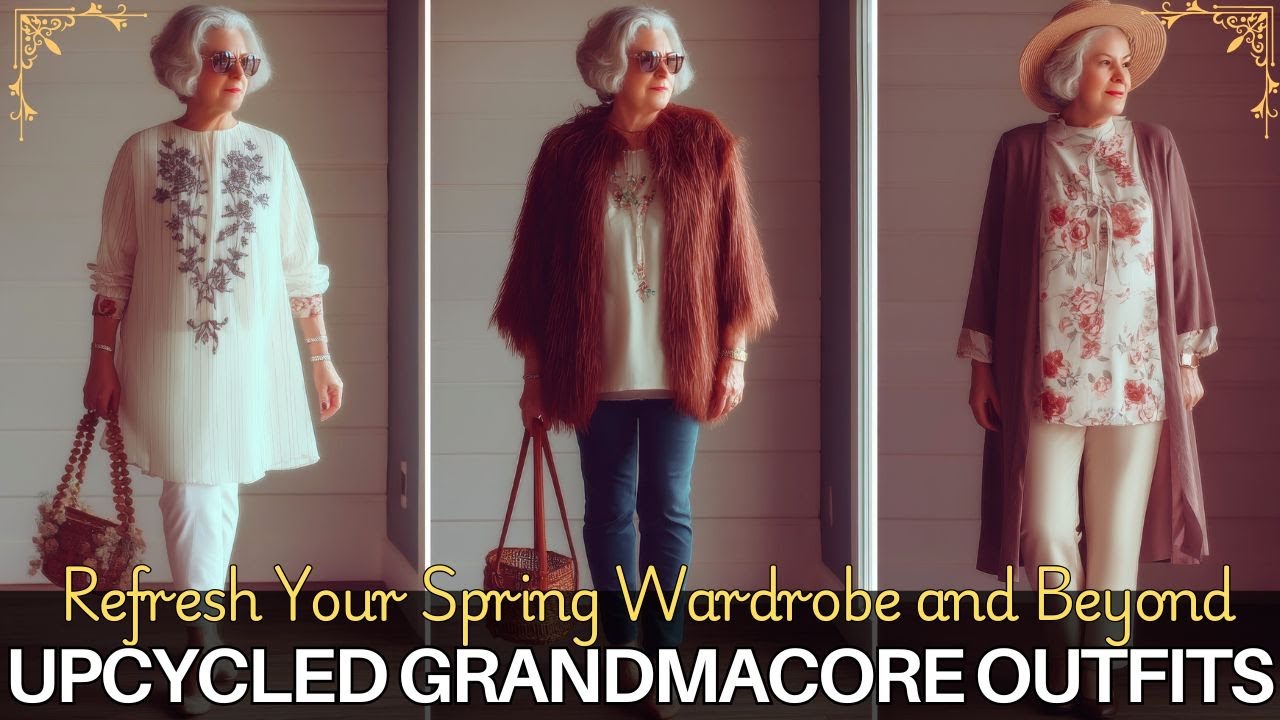 Upcycled Grandmacore Outfits to Refresh Your Spring Wardrobe for Women 60 and Beyond