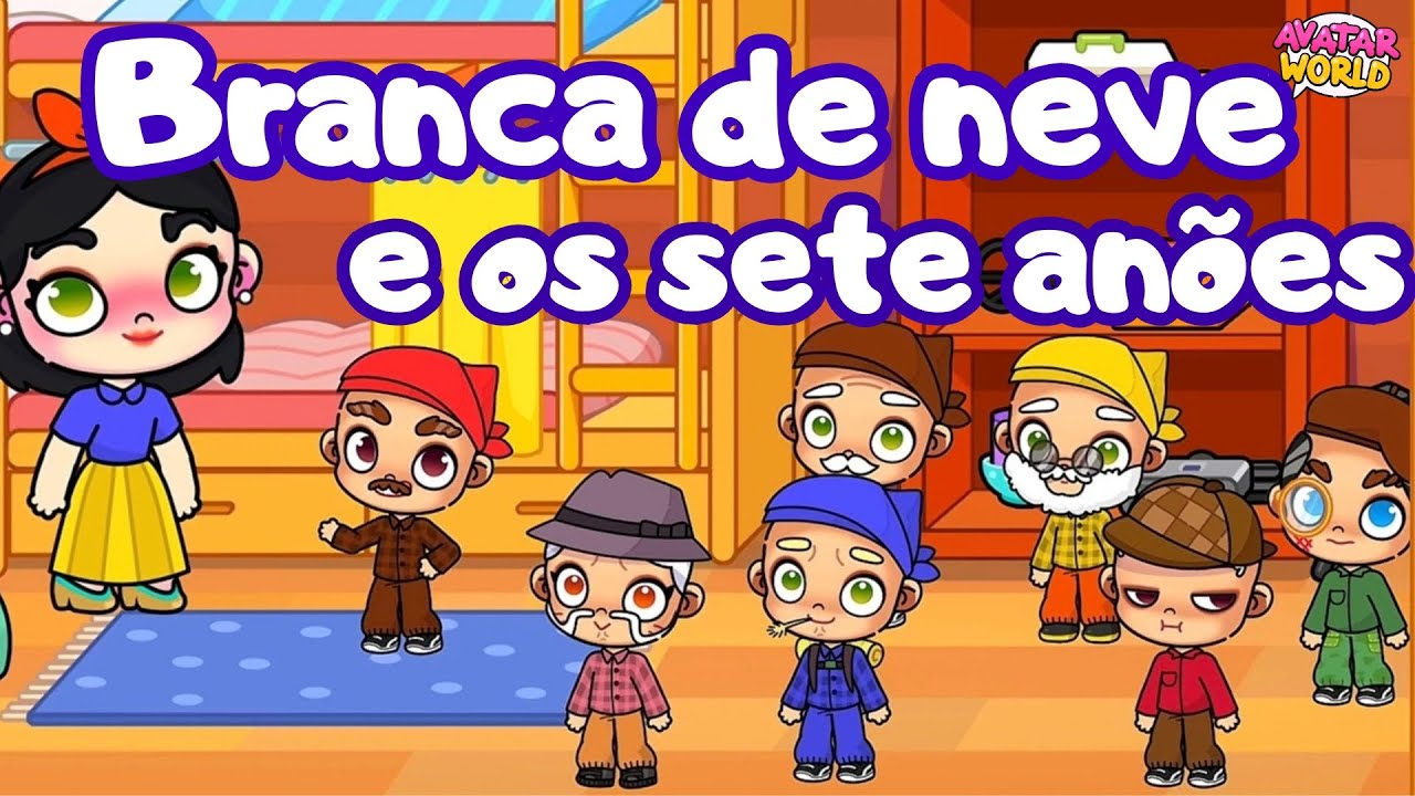 BRANCA DE NEVE E OS SETE ANÕES NO AVATAR WORLD