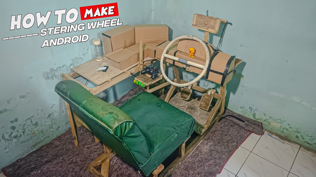cara membuat stering wheel Android tanpa modal dari bahan bekas