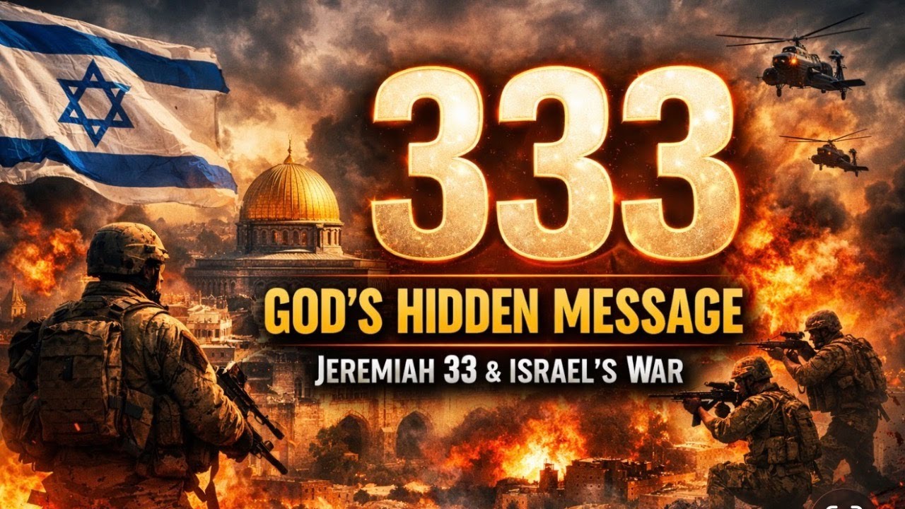 333 СКРЫТОЕ ПОСЛАНИЕ БОГА ИЕРЕМИЯ 33 И ВОЙНА ИЗРАИЛЯ