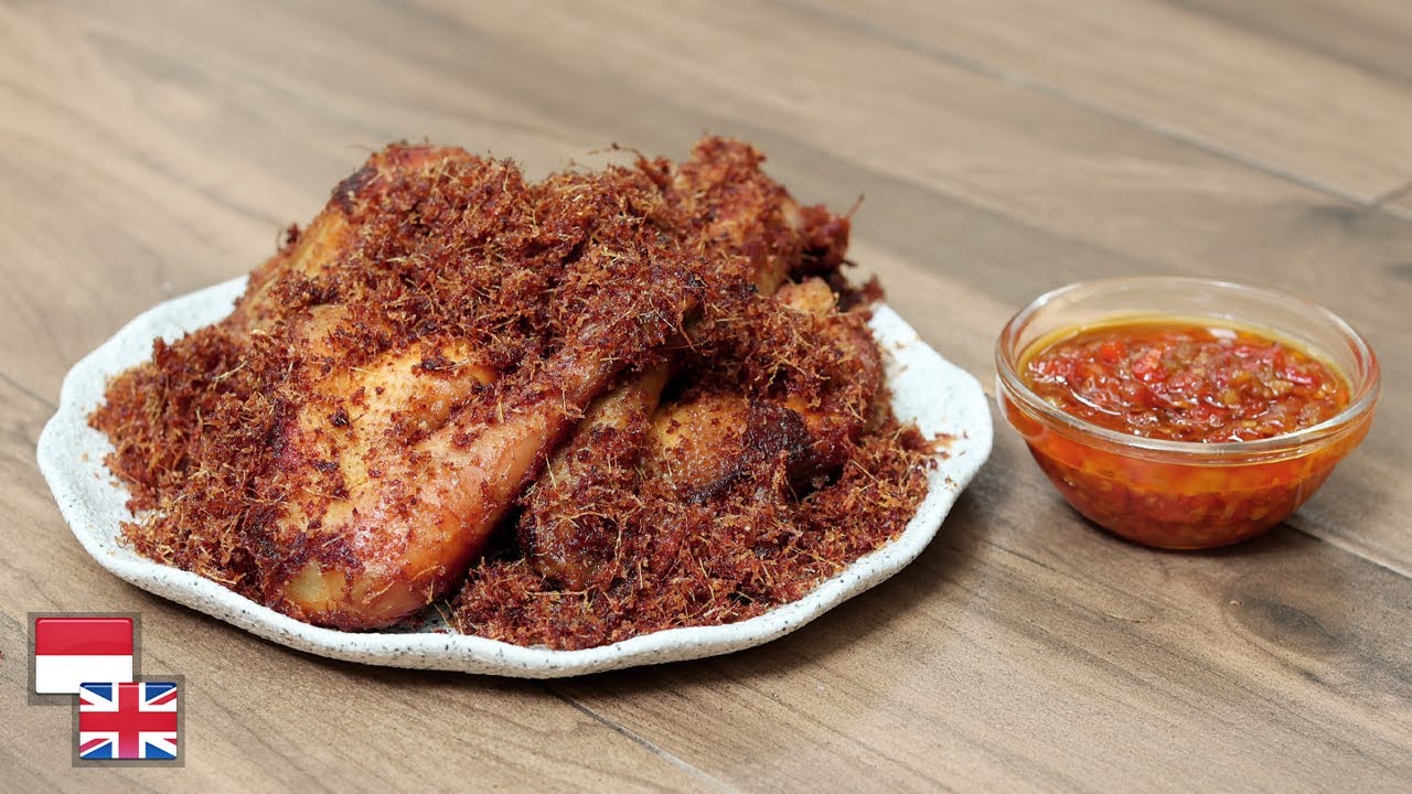 Resep AYAM UNGKEP GORENG LENGKUAS & Sambal Bawang [Bisa Frozen Food]