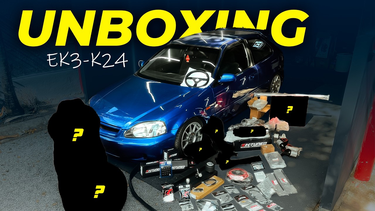 CIVIC HATCHBACK K24 Hacemos UNBOXING + Desarme de motor  | Pikero Garage