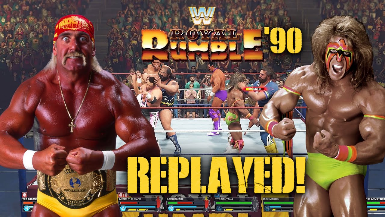 Now I Replayed The 1990 Royal Rumble & Then This Guy Won!!