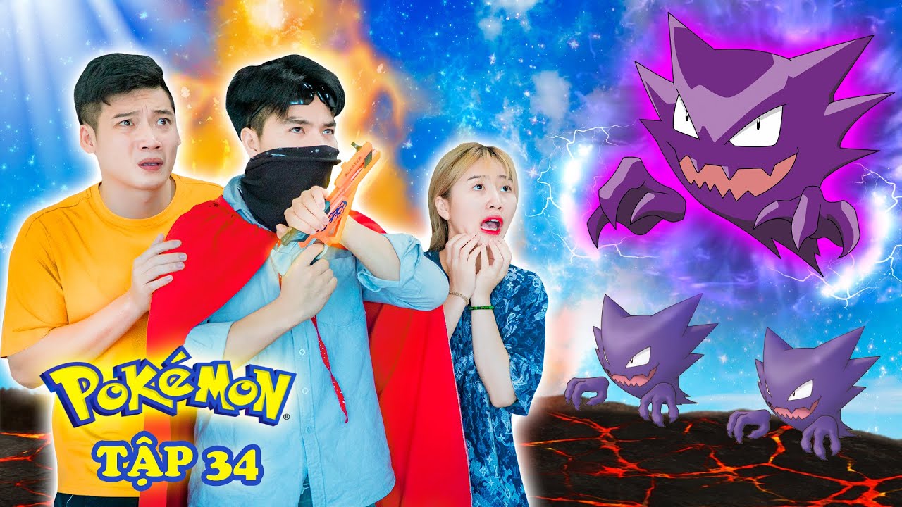 Thợ Săn Rừng Sâu Đánh Bại Pokemon Bạo Chúa Gengar - Pokemon Tập 34 - Phim Hài Táo TV