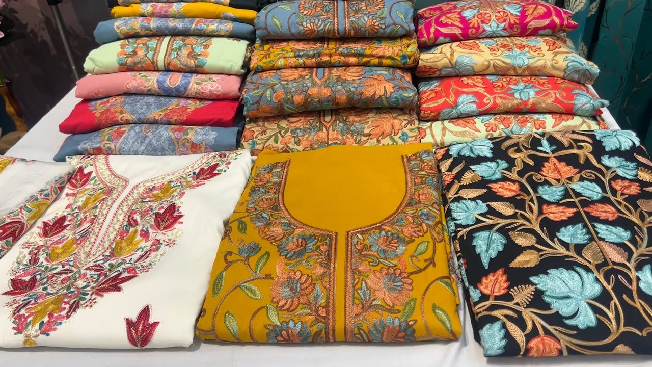 08-Mar-26 | Kashmiri aari Embroidery Suits & kaftans for Summer. WhatsApp to Order: +91-7051012285