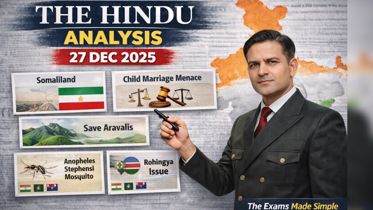 27 December 2025 The Hindu Newspaper Analysis 