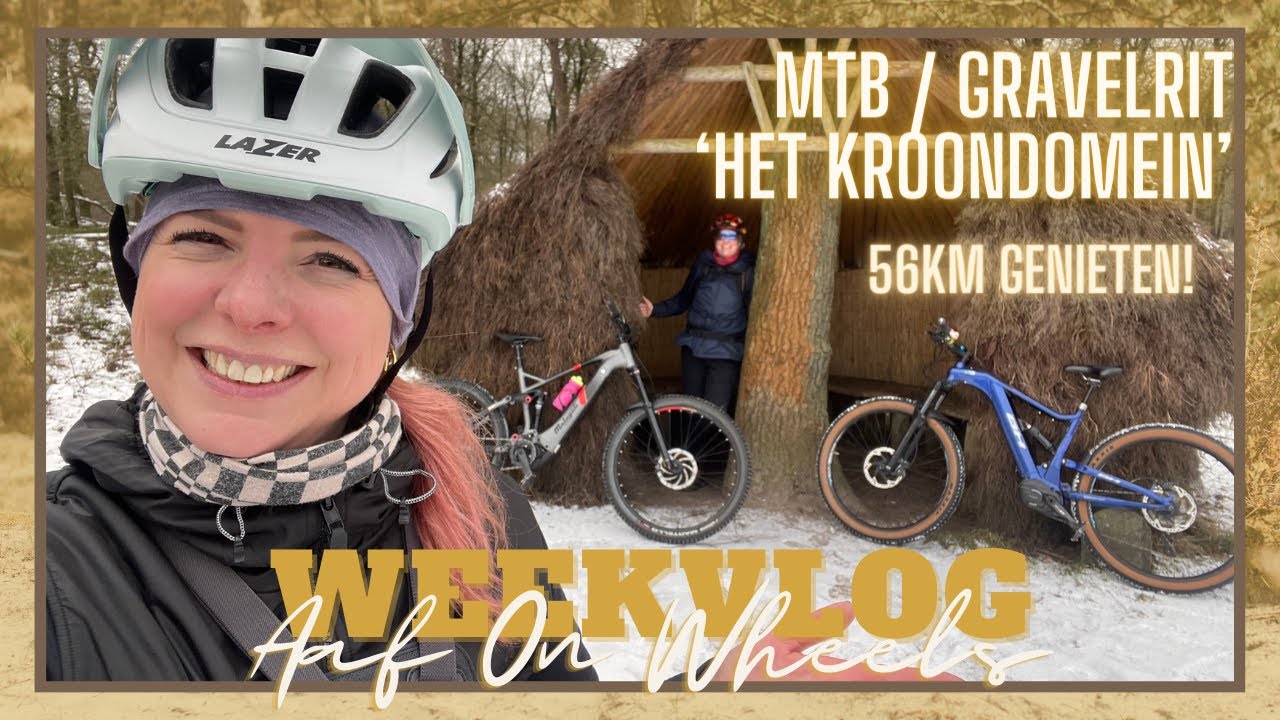 56 KM MOUNTAINBIKEN DOOR HET KROONDOMEIN! GRAVELROUTE VANUIT NUNSPEET! VLOG #123 |Aaf on Wheels©