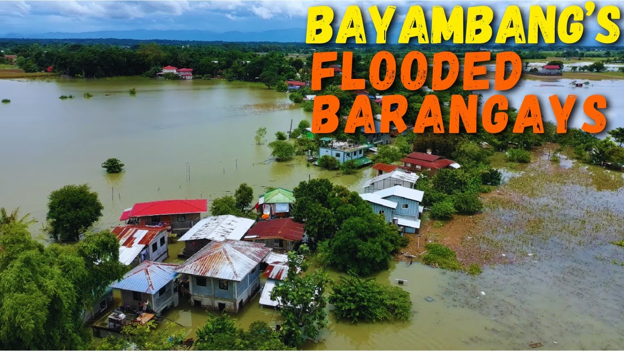 Nalulubog sa Baha na mga Barangay sa Bayambang