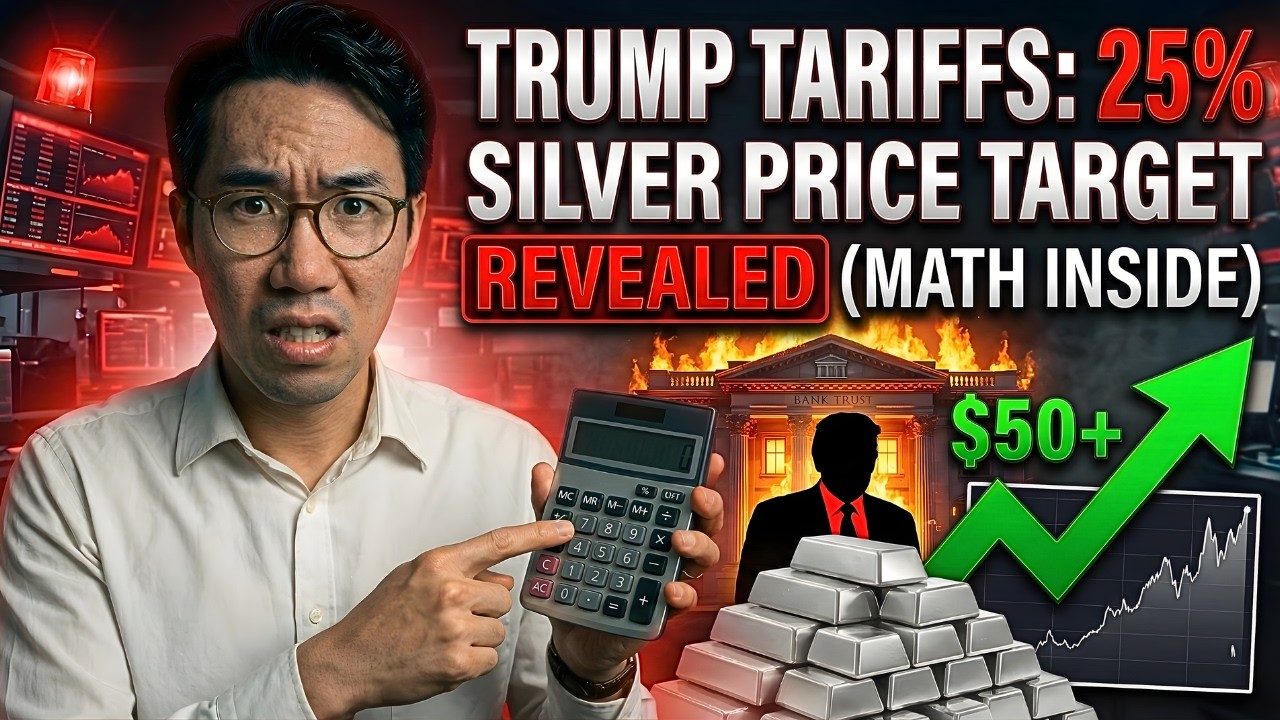 IF TRUMP RAISES TARIFFS TO 25%: Silver Hits THIS Exact Price (Mathematical Proof)