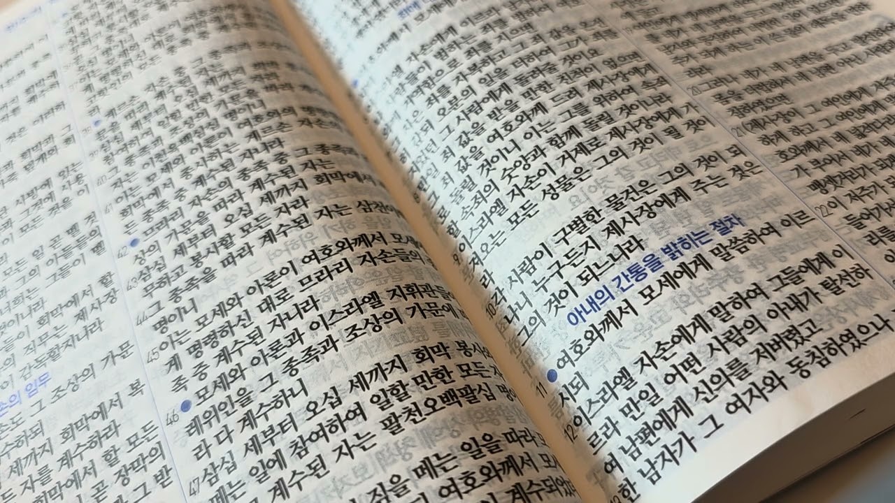 [민수기] 4장-6장