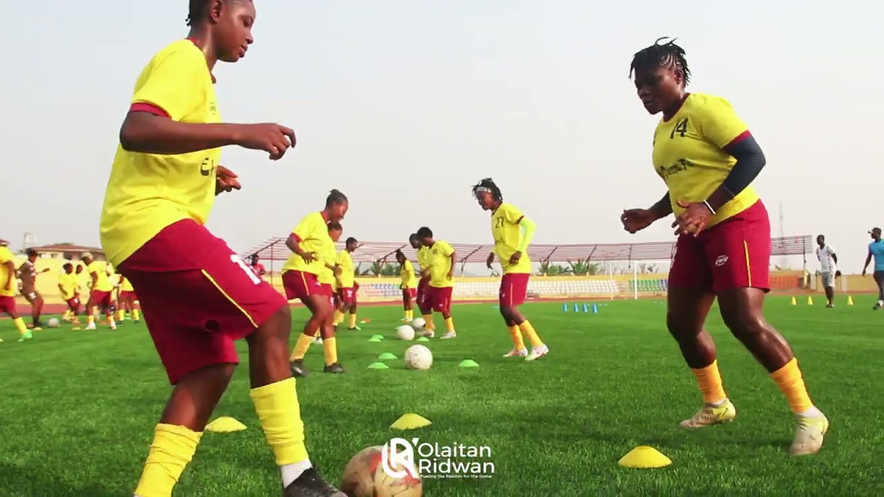 Coach O. Ilerica Training With Ekiti Queens