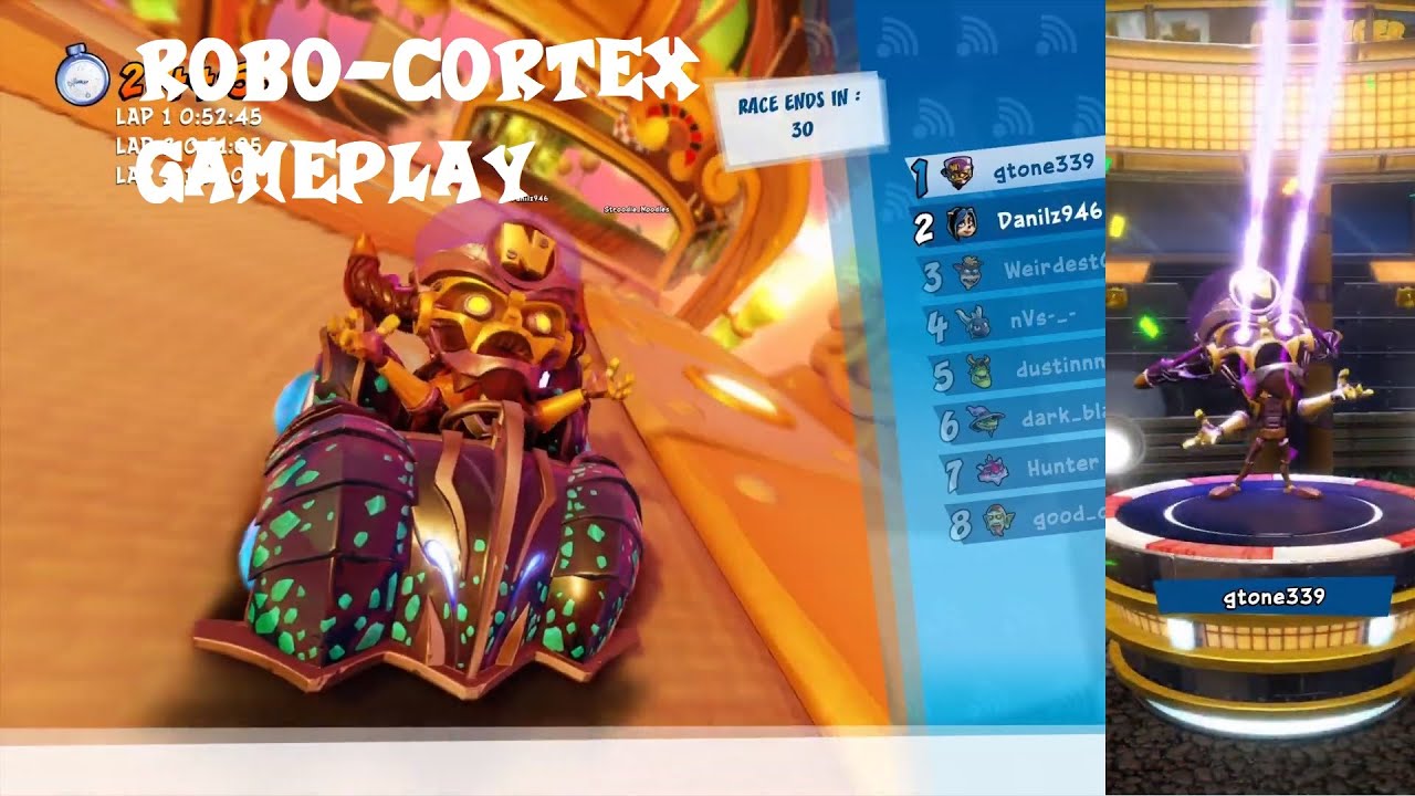 CTR Nitro-Fueled - Robo-Cortex gameplay (Online)